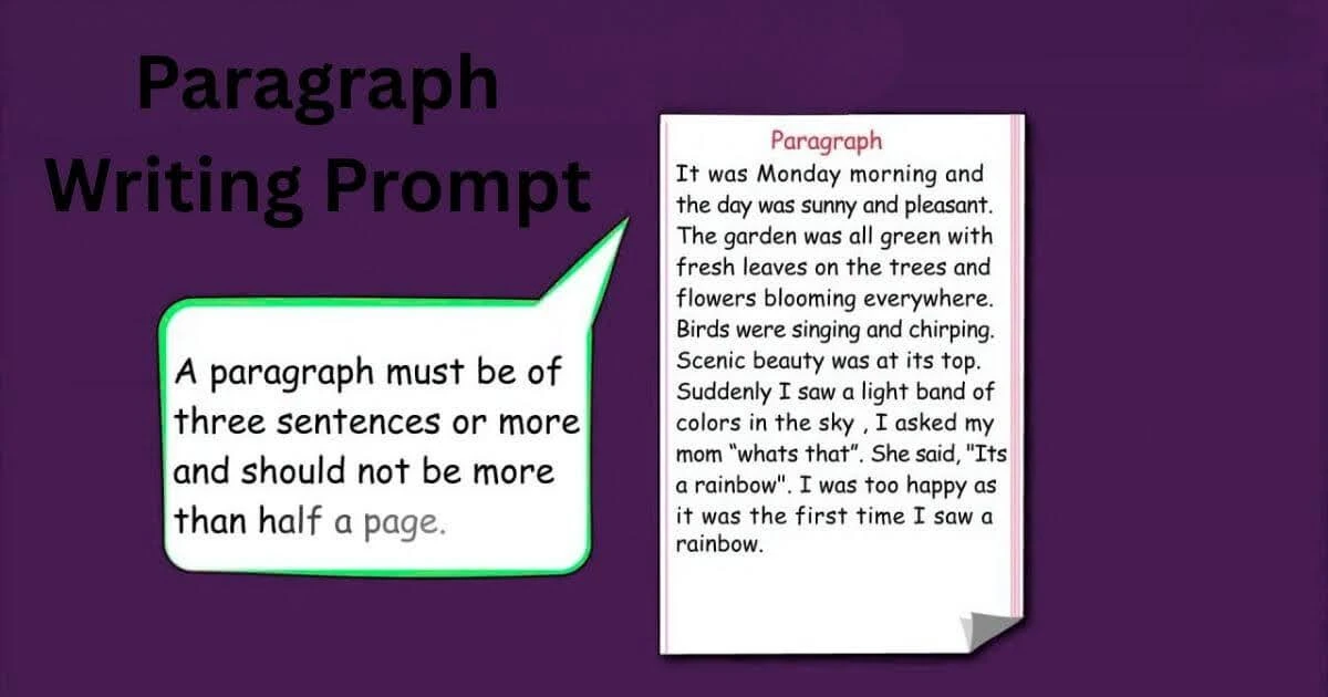 Paragraph Writing Prompt