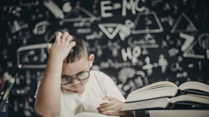 Science Homework Problems Student Face