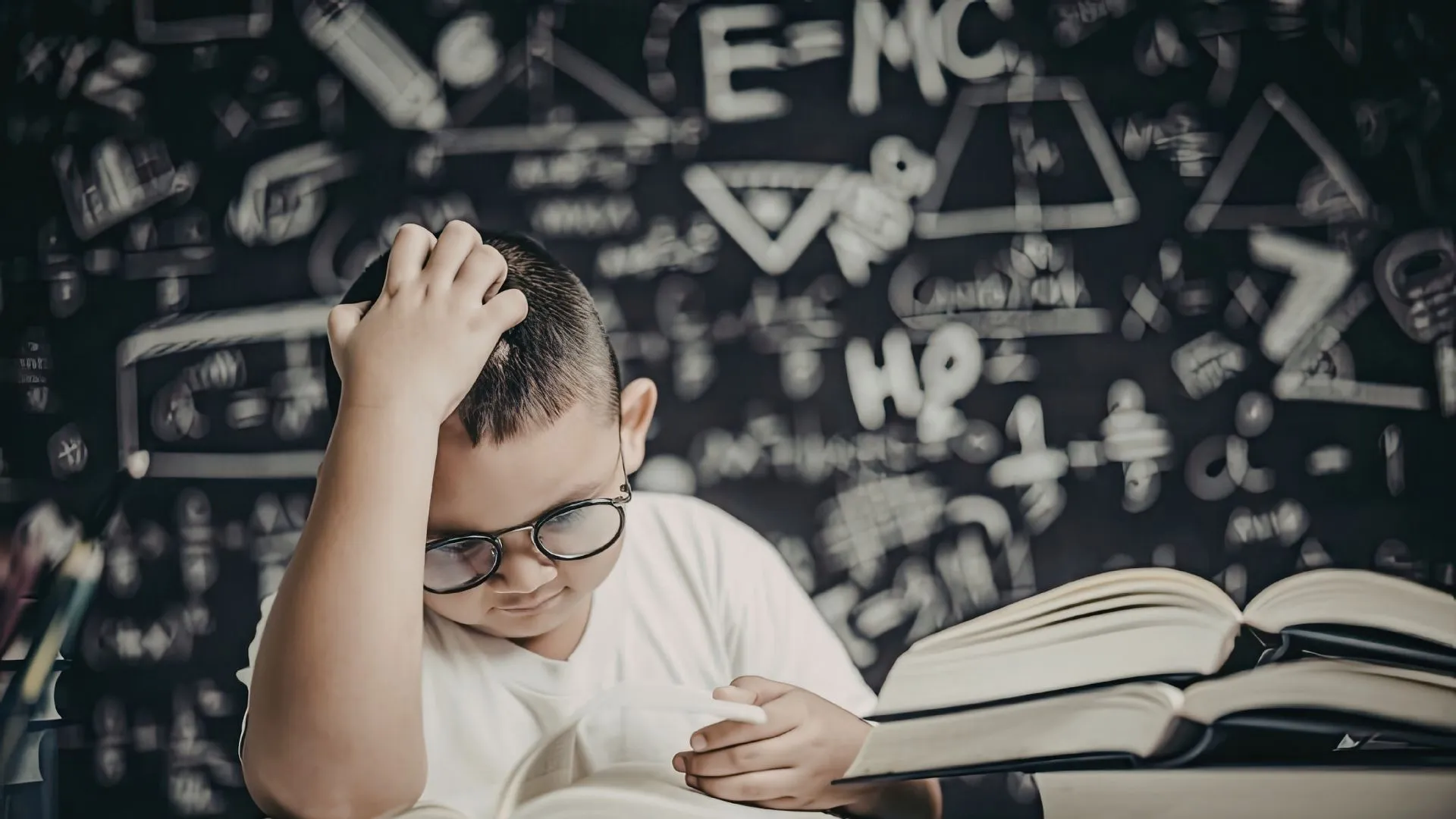 Science Homework Problems Student Face