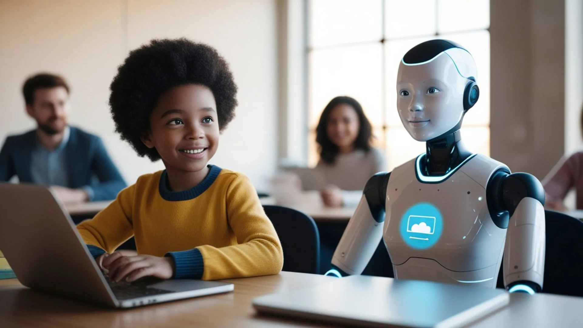 AI Robots in Class helps in Study