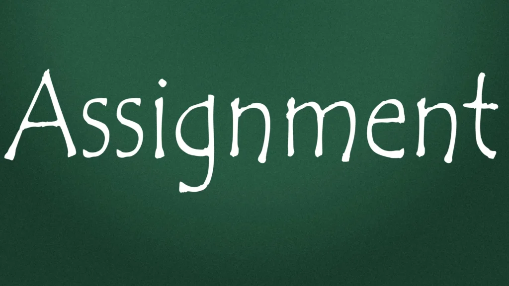 Assignment